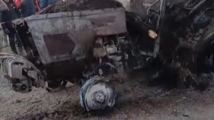 Ardahan'daki yangında çiftçinin tüm birikimi gitti