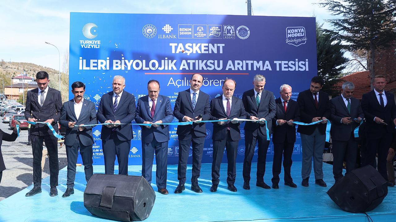 Taşkent&#039;te 60 milyon liraya yapılan arıtma tesisi açıldı