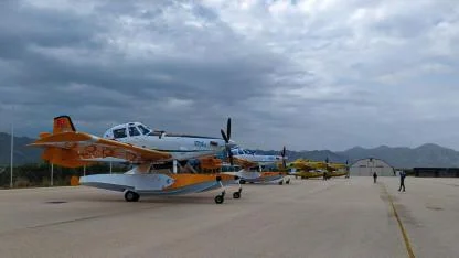 Yangın söndürme uçağımız Hırvatistan'da kayboldu