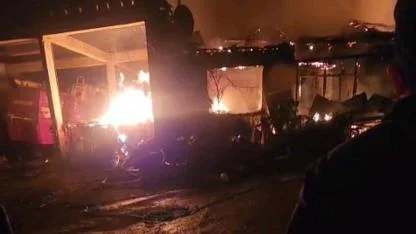 Edirne'de ahırda çıkan yangın büyük çapta hasara yol açtı