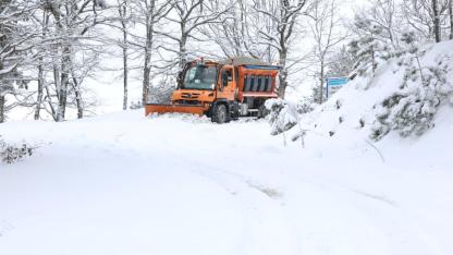 Osmangazi'de kar yüzünden ulaşım aksamadı