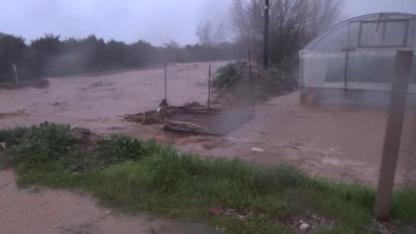 Antalya'da sağanak ve sel tarım alanlarını seraları vurdu