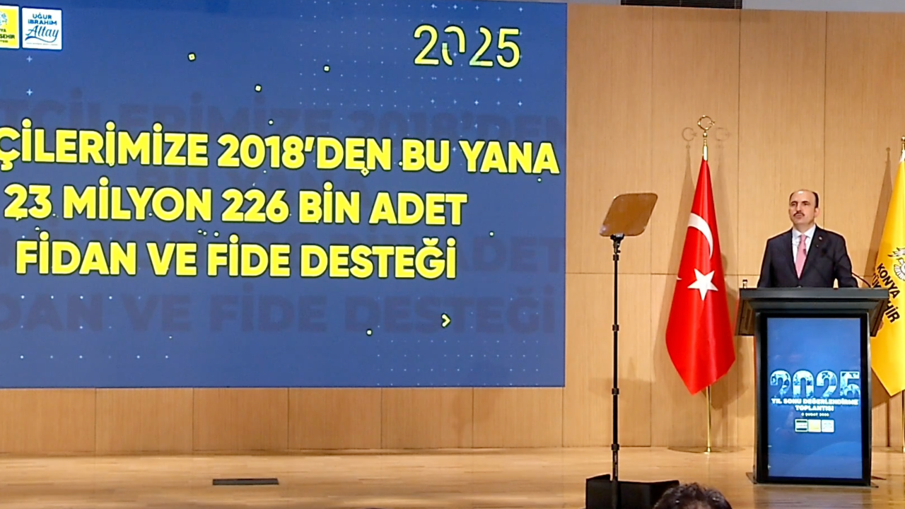 Konya'da Başkan Altay, tarımda yatırım ve destekleri anlattı