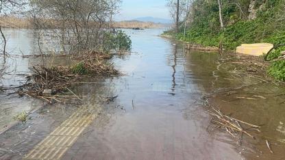 Yaren leyleğin köyü de yükselen göl sularından etkilendi