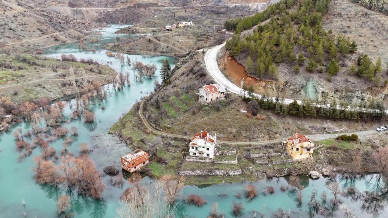 Bozkır Barajı'na yükselen su seviyesi sevindirdi