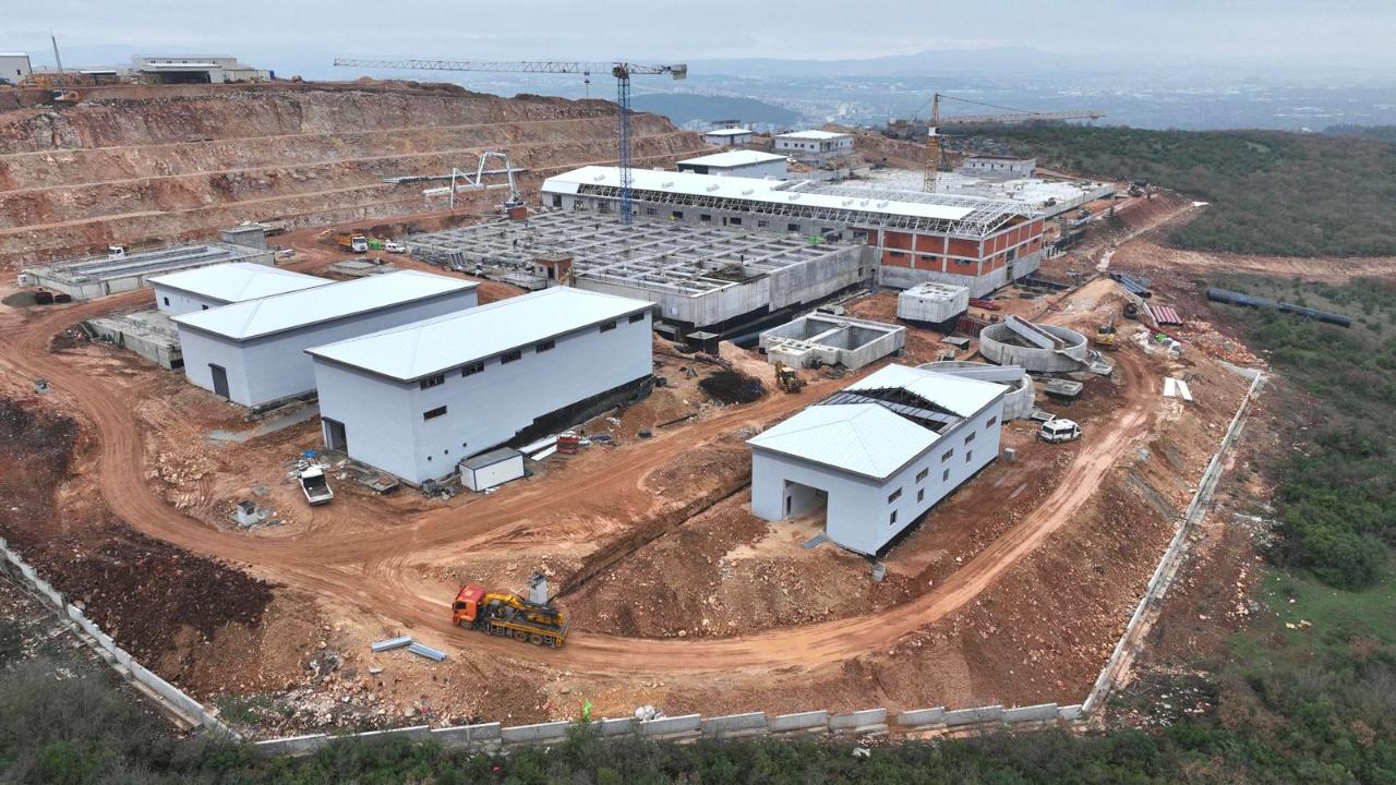 Çınarcık Arıtma Tesisi'nde sona doğru