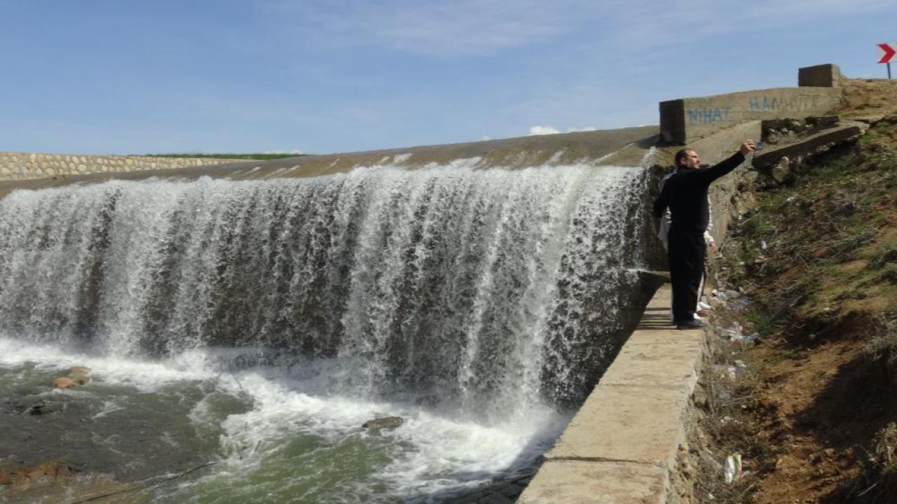 Dolup taşan Kırkat Göleti'nde eşsiz görüntüler ortaya çıktı