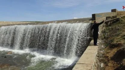 Dolup taşan Kırkat Göleti'nde eşsiz görüntüler ortaya çıktı