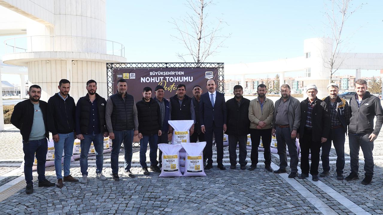 Konya'da 8 bin dekar alan nohutla üretime kazandırılıyor