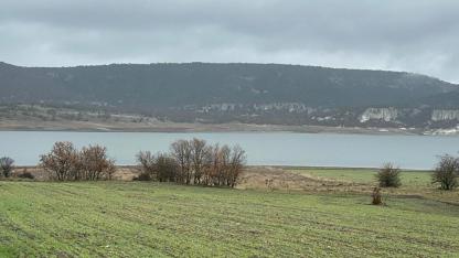 Porsuk Barajı kış yağışlarıyla canlandı