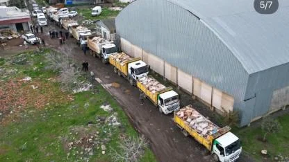 Siverek'te 50 ton bozulmuş tavuk ve ürünleri ele geçirildi