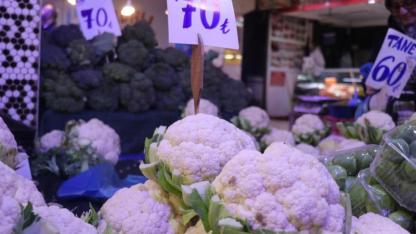 Üreticide düşen karnabaharın fiyatı markette arttı