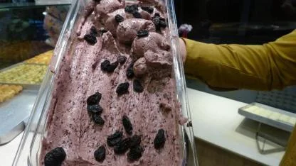 Kilis'in keçi sütüyle tecilli üzümünü dondurmada buluşturdu