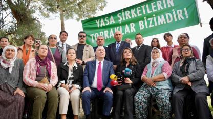 Ümit Özdağ, Akbelen'deki köylülerin direnişine destek verdi