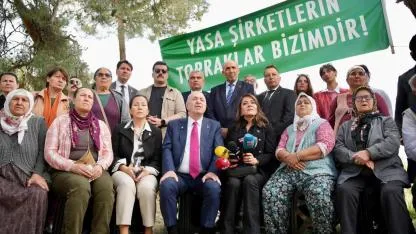 Ümit Özdağ, Akbelen'deki köylülerin direnişine destek verdi