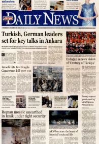 HÜRRİYET DAİLY NEWS Gazete Manşeti