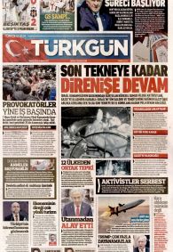 Türkgün Gazetesi Gazete Manşeti