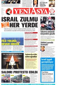 Yeni Asya Gazetesi Gazete Manşeti