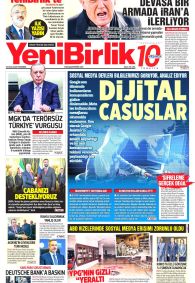 Yeni Birlik Gazete Manşeti