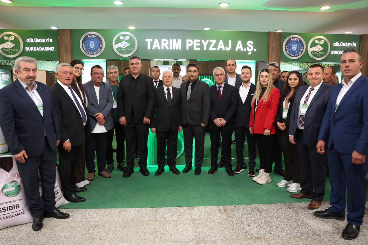 Bursa'da Başkan Bozbey Agrogreen Tarım Fuarı'nı ziyaret etti