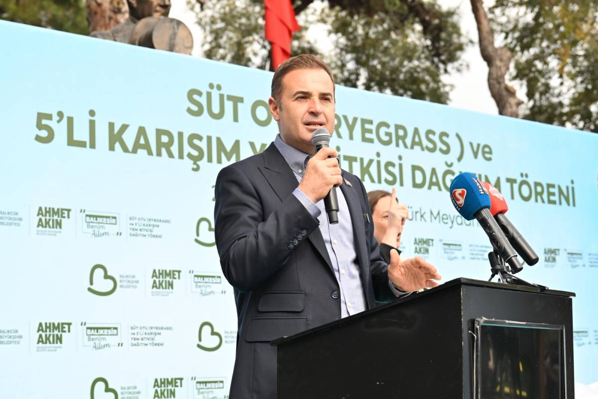 Balıkesir Büyükşehirden 2 bin üreticiye yem bitkisi desteği