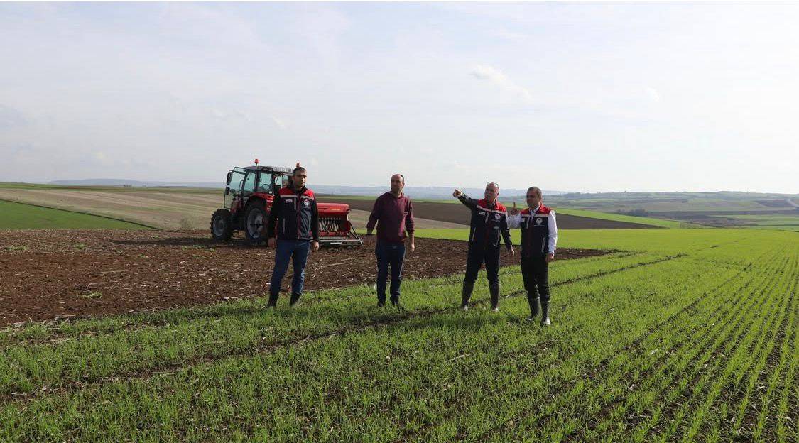 Edirne'de buğday ve ayçiçeğinde hedef verimi artırmak