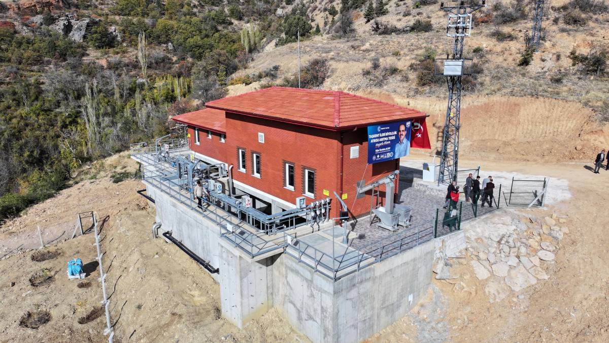 Taşkent'te 60 milyon liraya yapılan arıtma tesisi açıldı