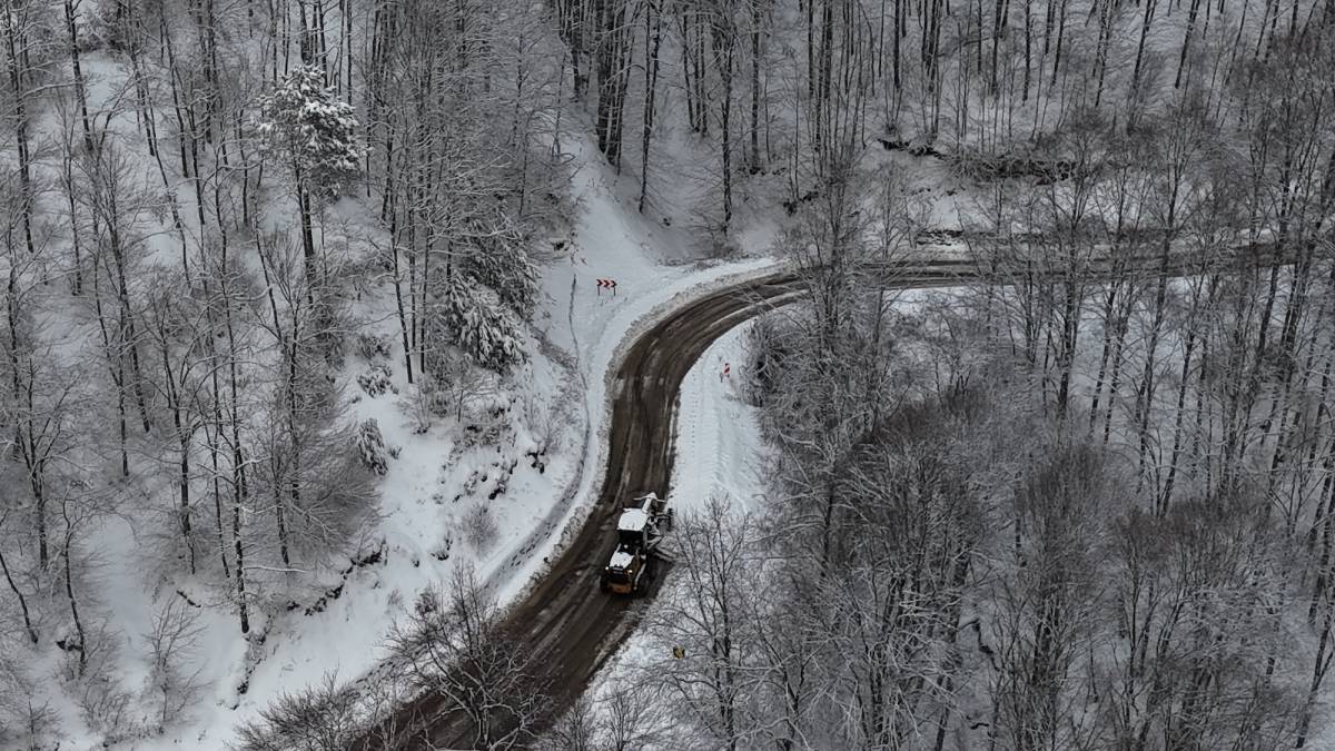 Osmangazi'de kar yüzünden ulaşım aksamadı