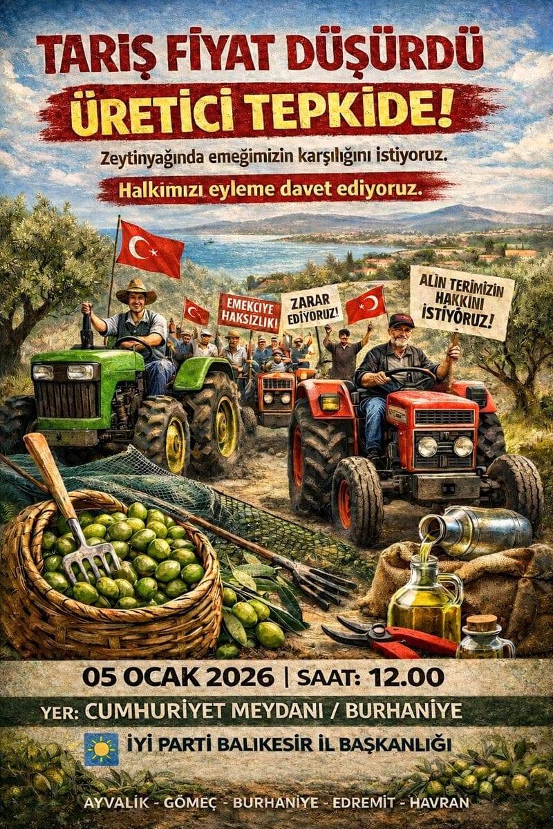 TARİŞ'in zeytinyağı fiyatları düşürmesi protesto edilecek