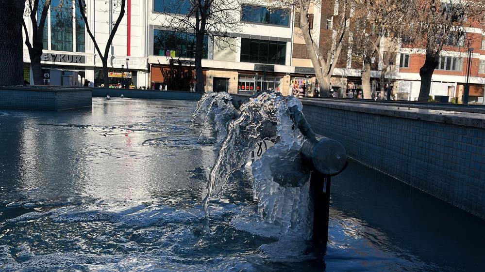 Çevresindeki illere kar yağdı soğuğunu Konya çekti