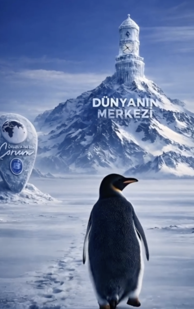 Penguen sürüden ayrılırken belediyeler boş durmadı