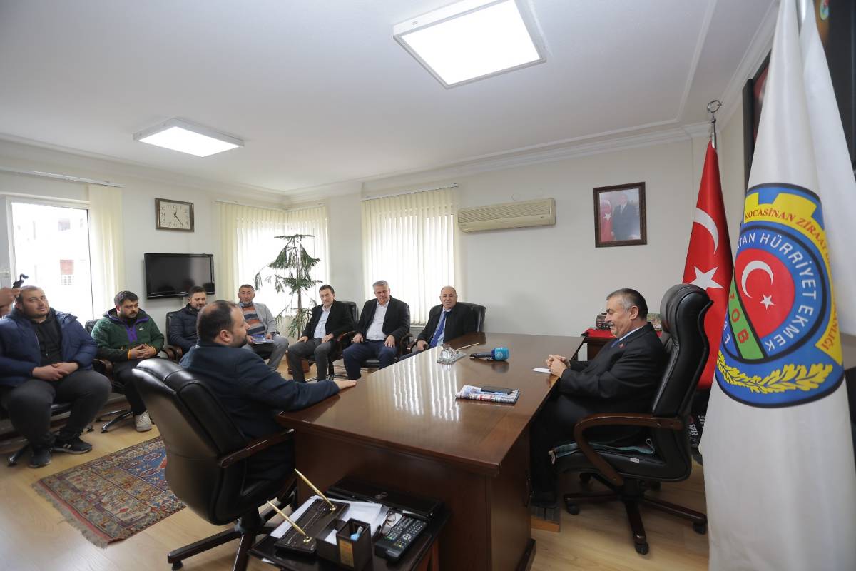 Çiftçilerden Kayseri Büyükşehire 