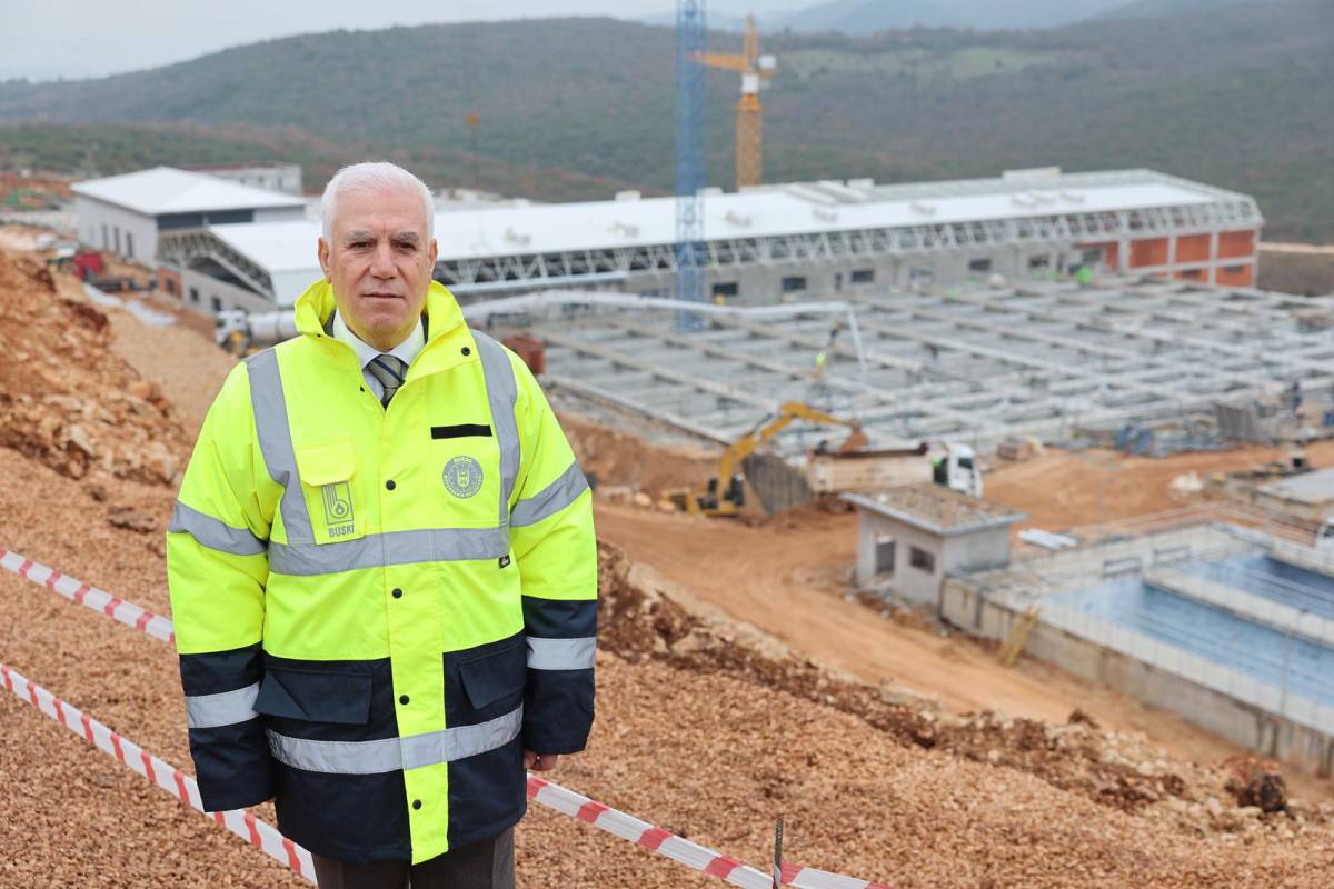 Çınarcık Arıtma bitiyor; Bursa bu yaz susuzluk çekmeyecek