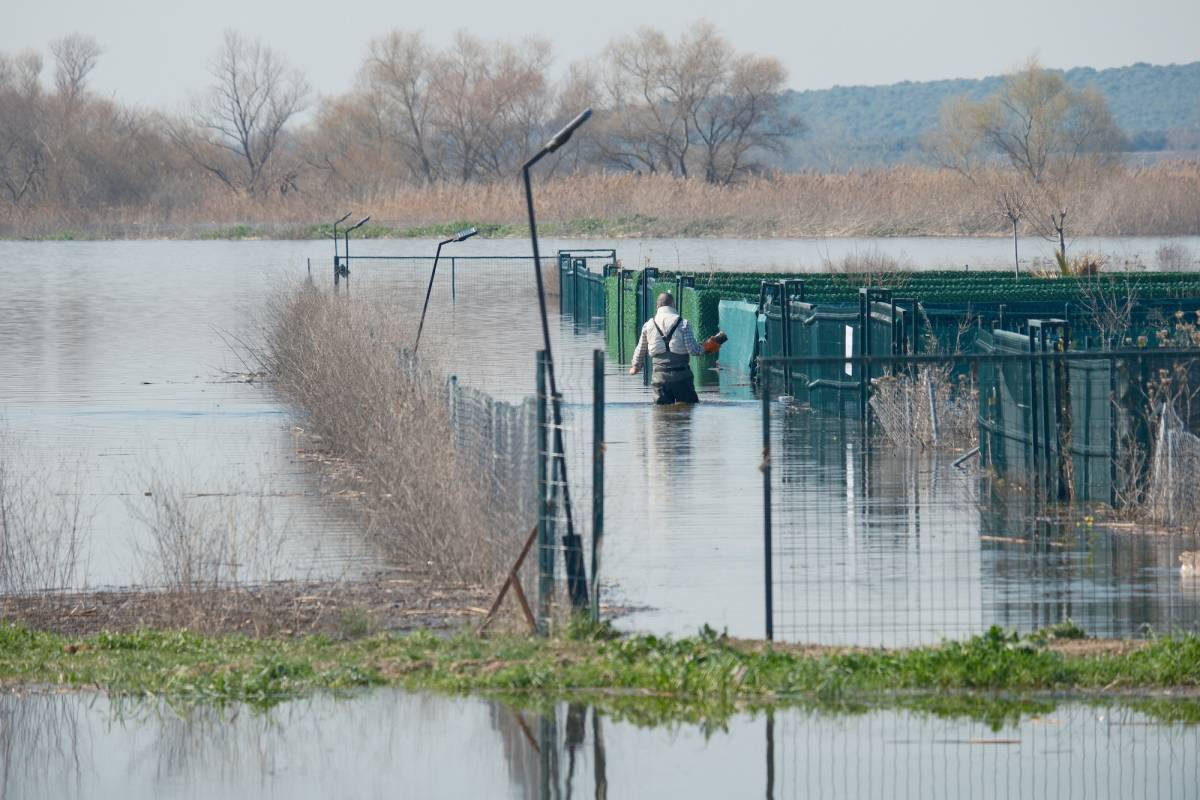 Hobi evi olarak yapıldı göl sularıyla 