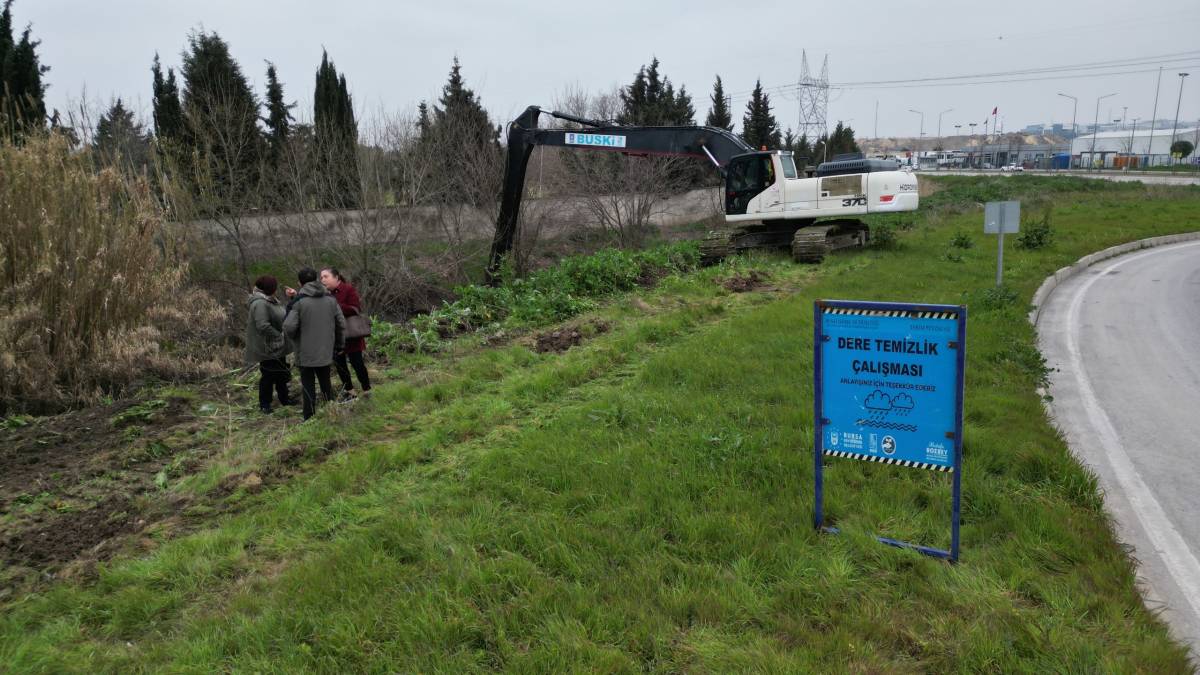 Ayafatma Deresi'nde taşkın riskine karşı çalışma yapılıyor