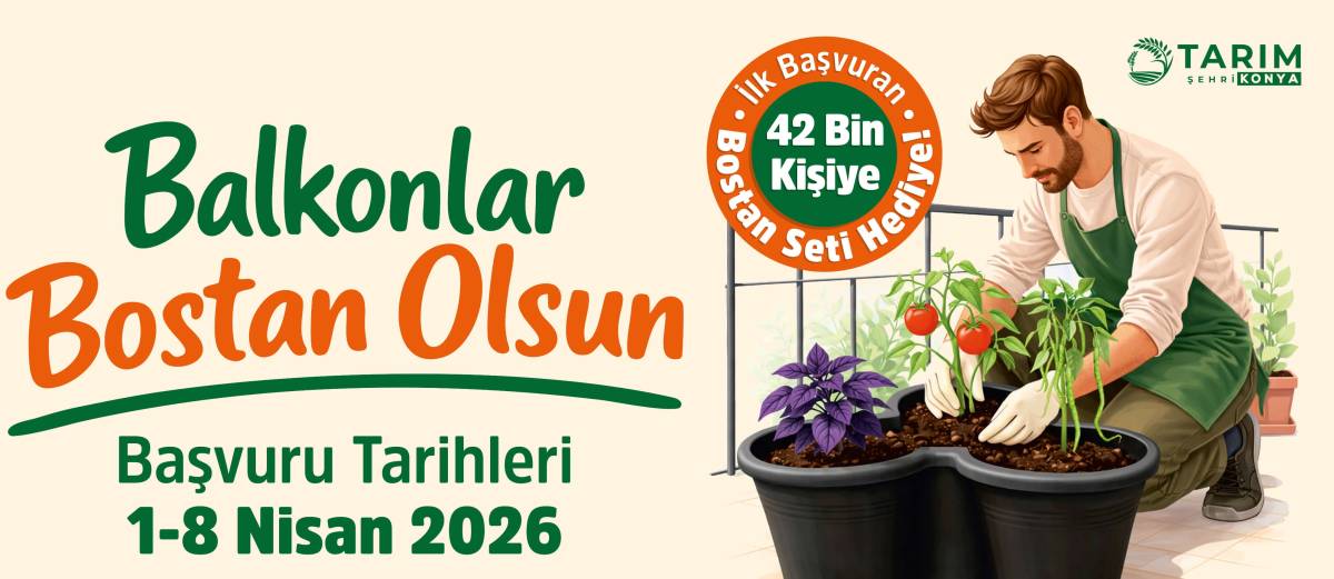 Konya Büyükşehir 42 bin kişiye sebze yetiştirme seti verecek