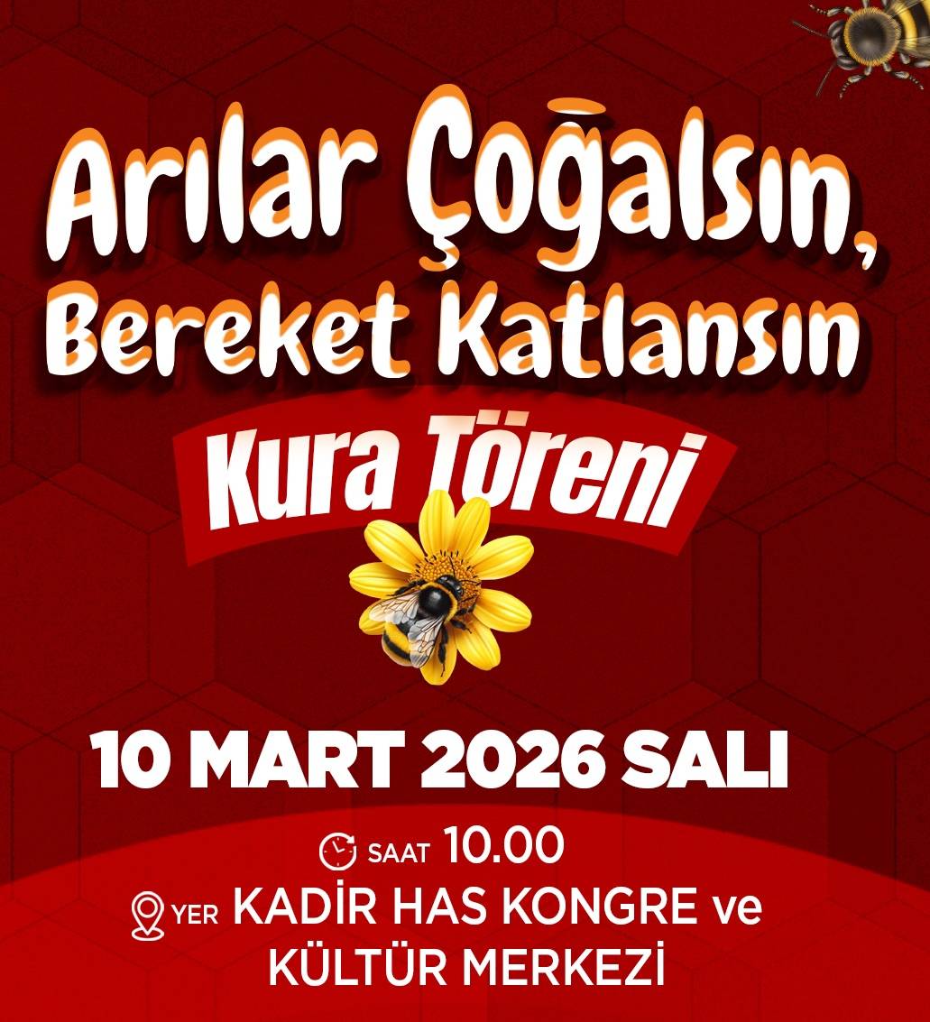 Kayseri Büyükşehir'in arı desteğinde kuralar çekiliyor