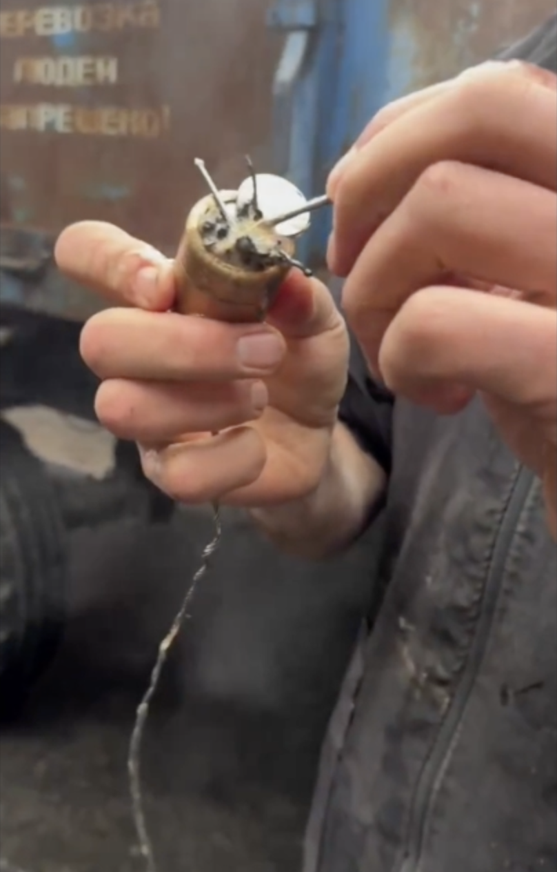 İneğin midesinden mıknatısla ve madeni para çivi çıkardılar