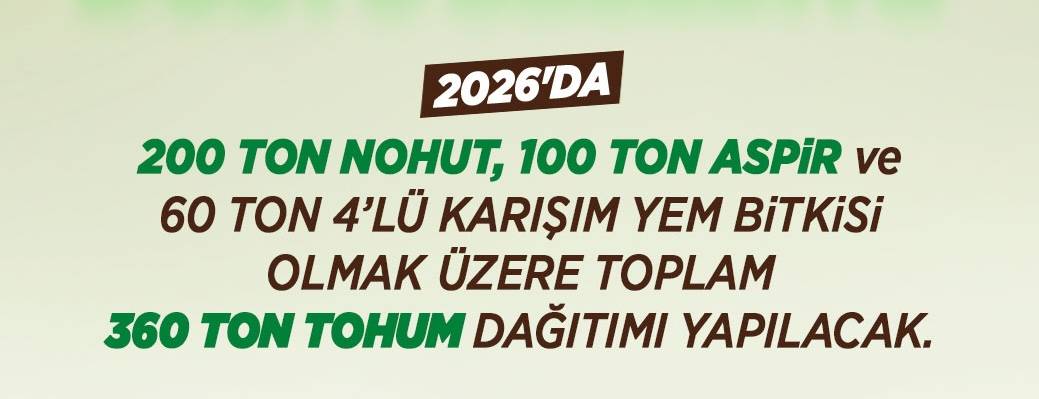 Kayseri Büyükşehir yüzde 50 hibeli 360 ton tohum dağıtacak