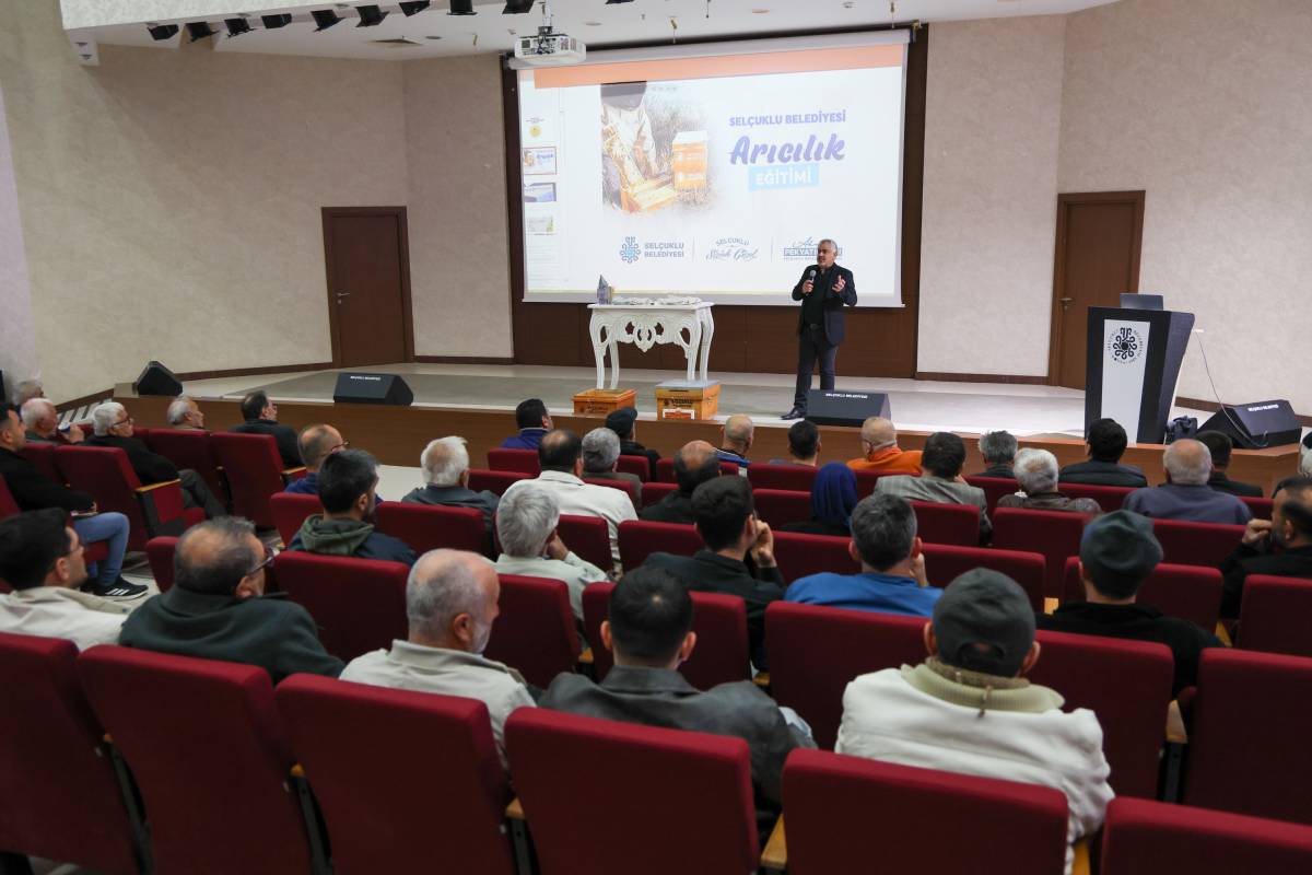 Selçuklu'da arıcılara yönelik destekler eğitimle sürdü